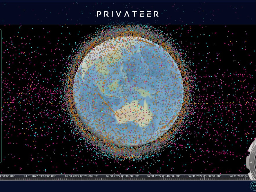 宇宙ゴミを三次元画像で可視化–Apple共同創業者が設立したPrivateer社の取り組みとは