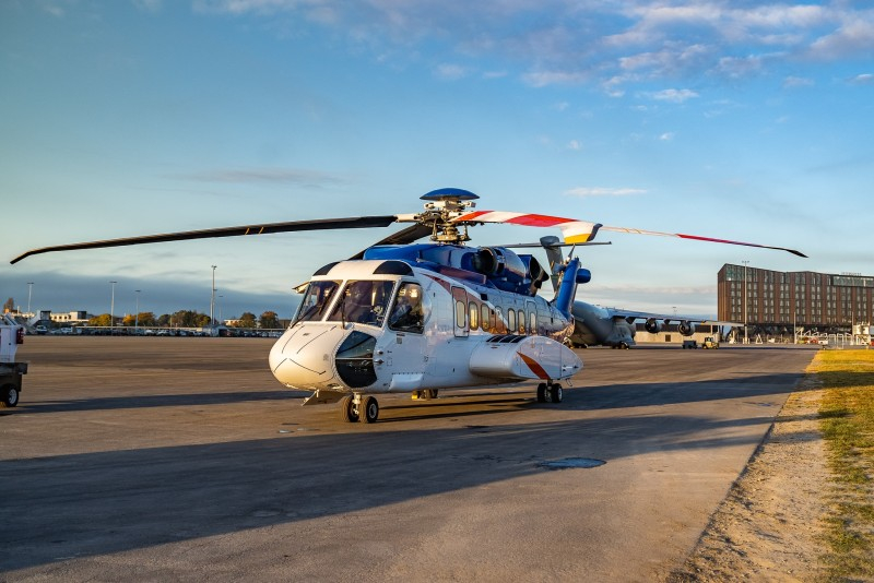 回収に使うSikorsky S-92(出典:Rocket Lab)